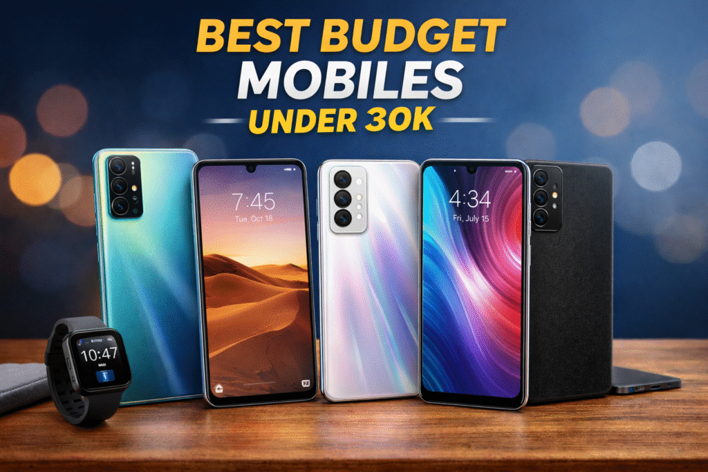 Best budget mobiles under 30k