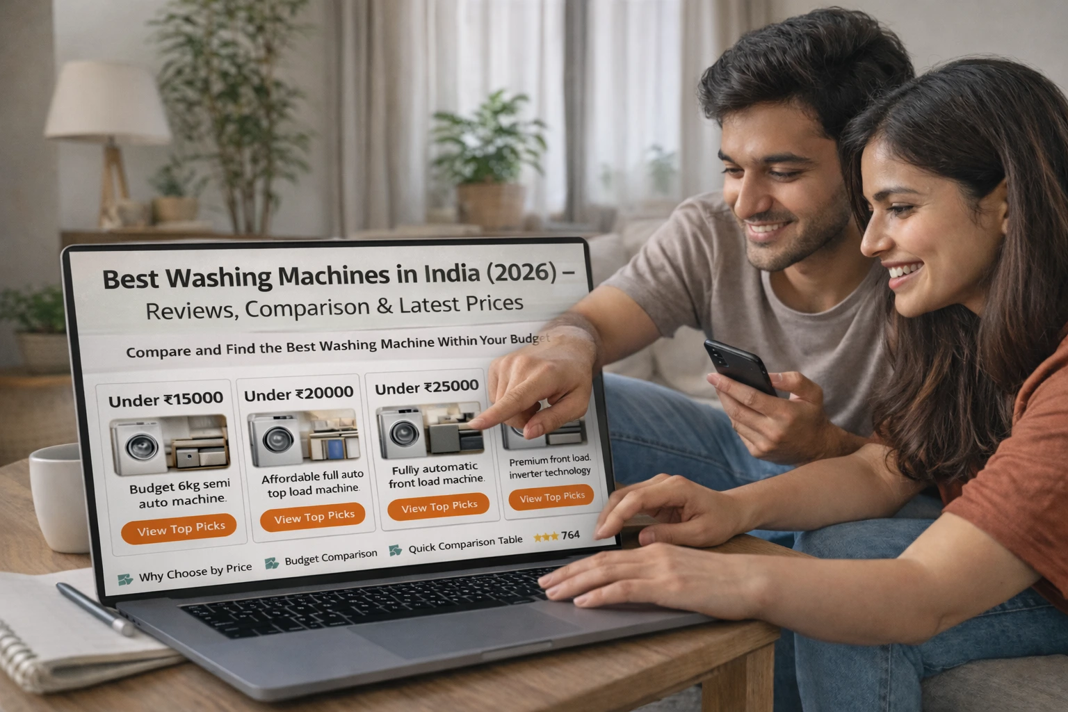 Best Washing Machines in India Reviews and Price Comparison